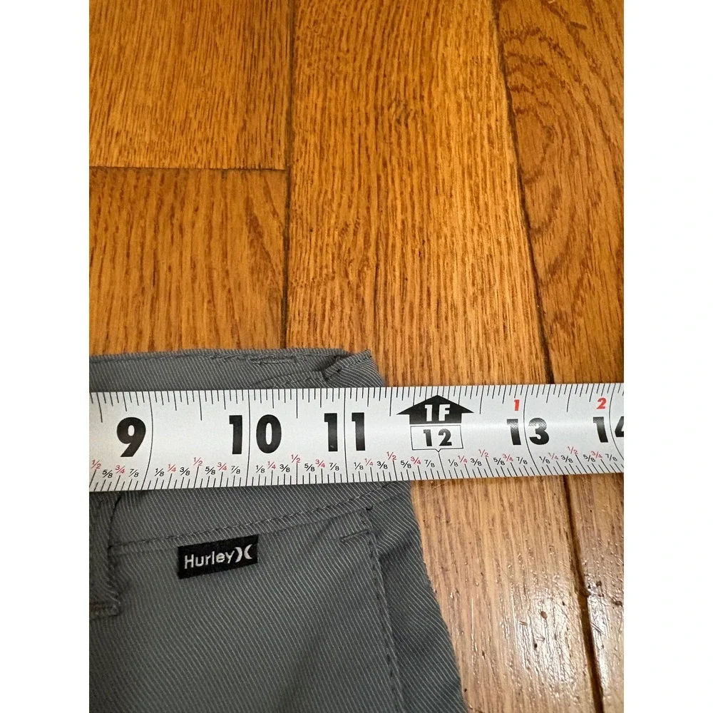 Hurley Boys H2O-Dri Hybrid Shorts Gray Size 8 Chino Style Moisture Wicking
